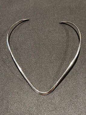 Gary G. Sterling Minimalist V-Shaped Collar Necklace